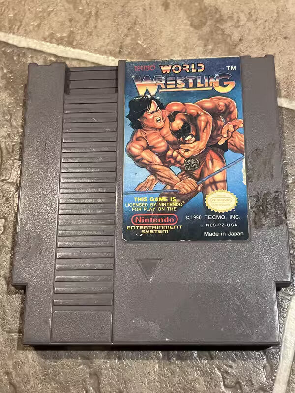 Tecmo World Wrestling (Nintendo Entertainment System NES, 1990) CART ONLY OEM