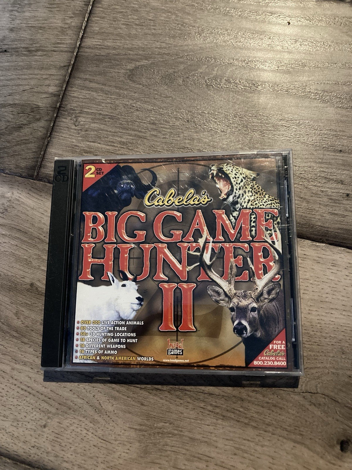 Cabela's Big Game Hunter II 2 (PC CD-ROM, 1998) CIB COMPLETE