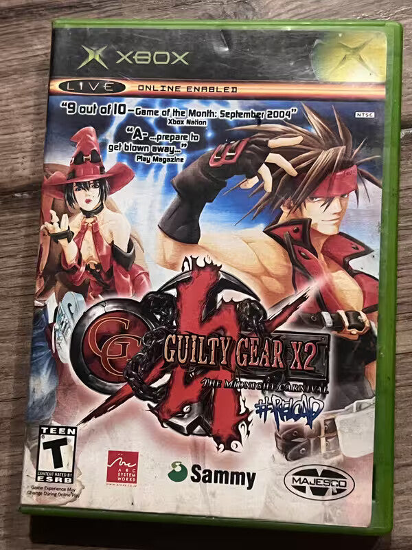 Guilty Gear X2 Reload (Microsoft Xbox, 2004) NO MANUAL