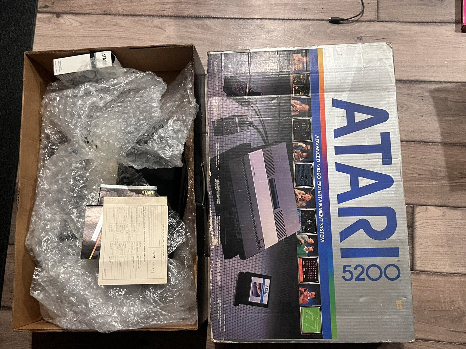 Atari 5200 Console With Manuals In Box NO CORDS NO FOAM