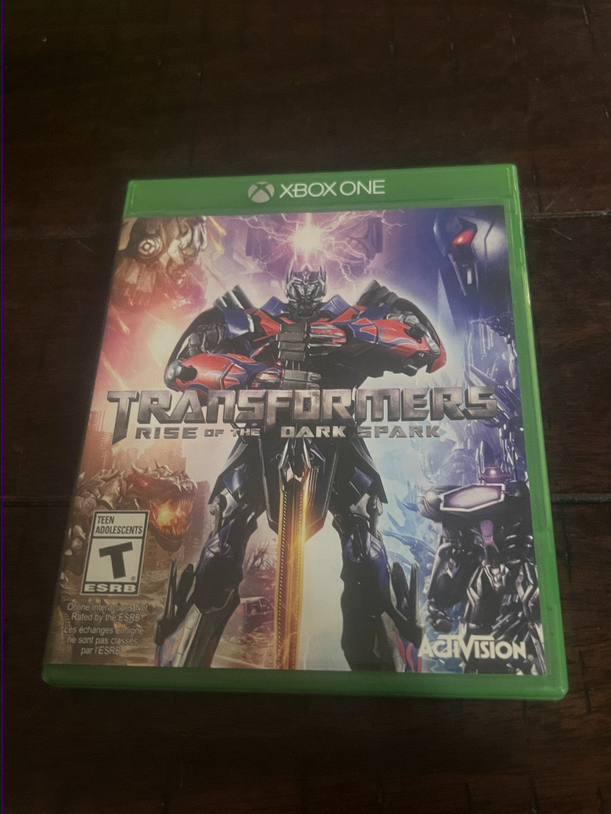 Transformers: Rise of the Dark Spark (Microsoft Xbox One, 2014) CIB COMPLETE