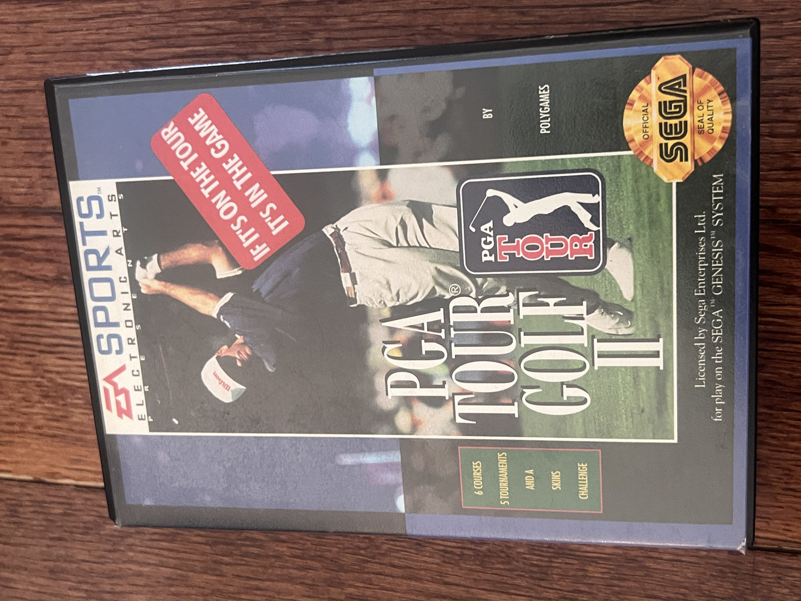 PGA Tour Golf II (Sega Genesis, 1992) NO MANUAL