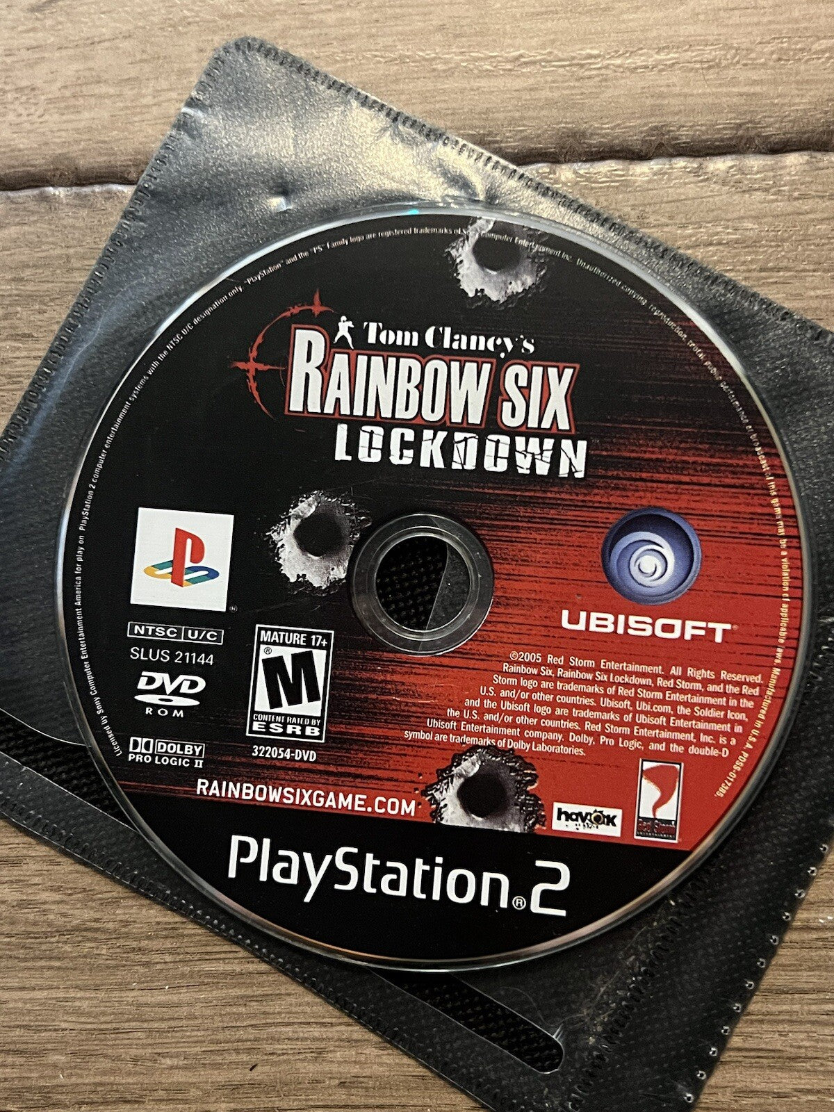 Tom Clancy's Rainbow Six: Lockdown (Sony PlayStation 2, 2005) DISC ONLY