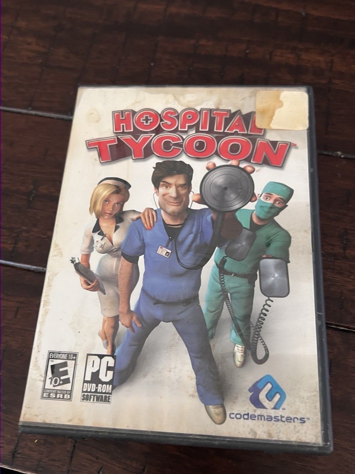Hospital Tycoon (PC DVD-ROM, 2007) NO MANUAL
