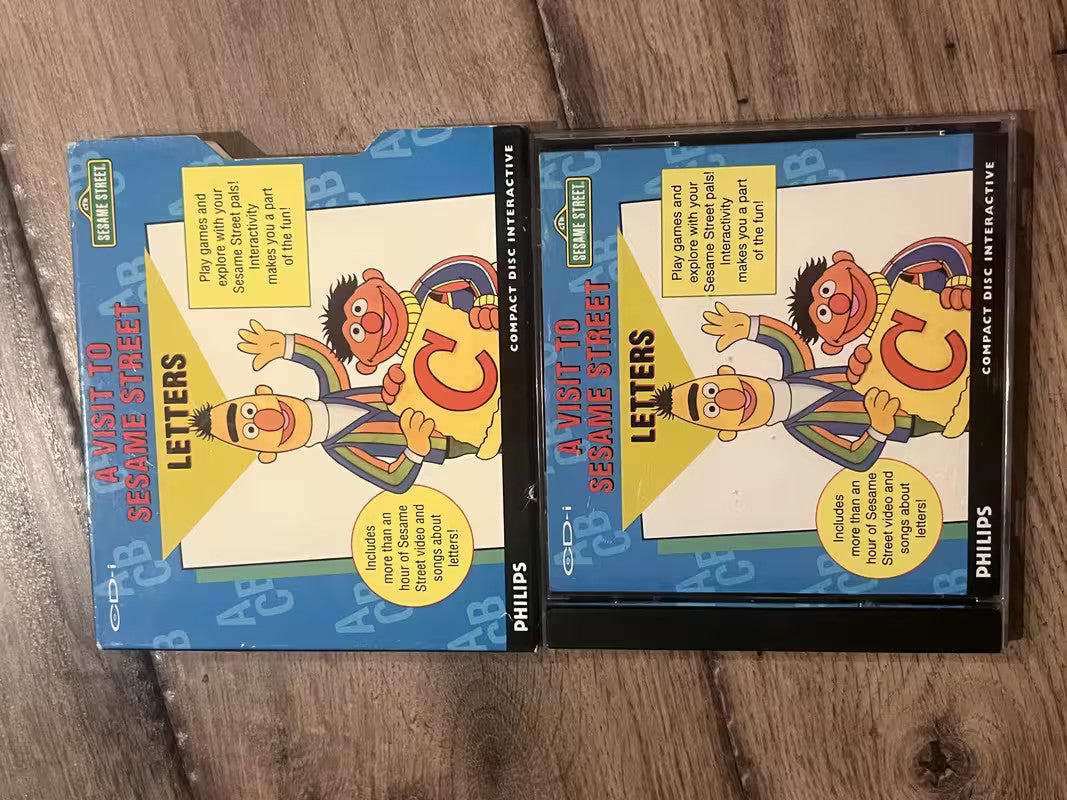 A Visit to Sesame Street: Letters (Phillips CD-i CDI, 1991) CIB COMPLETE