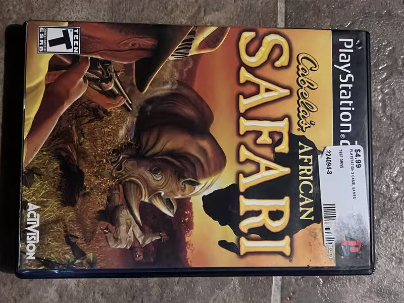 Cabela's African Safari (Sony Playstation 2 PS2, 2006) CIB COMPLETE