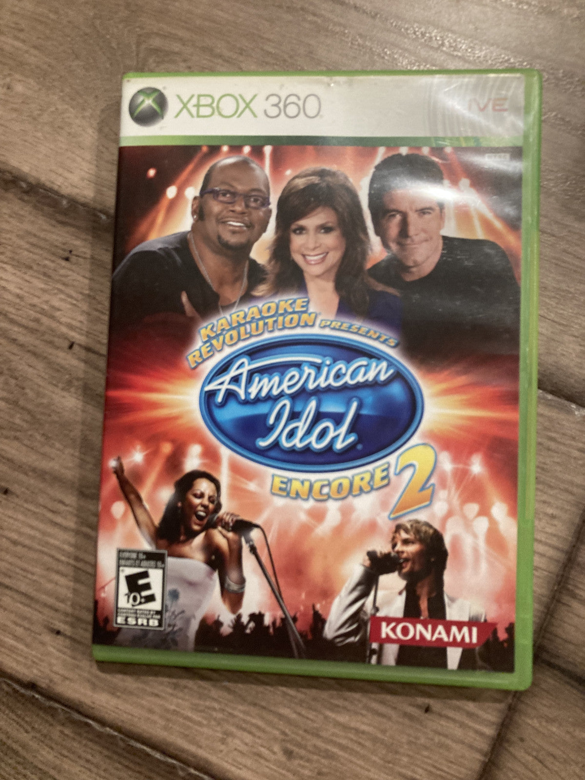 Karaoke Revolution Present American Idol Encore 2 (Microsoft Xbox 360, 2008) CIB