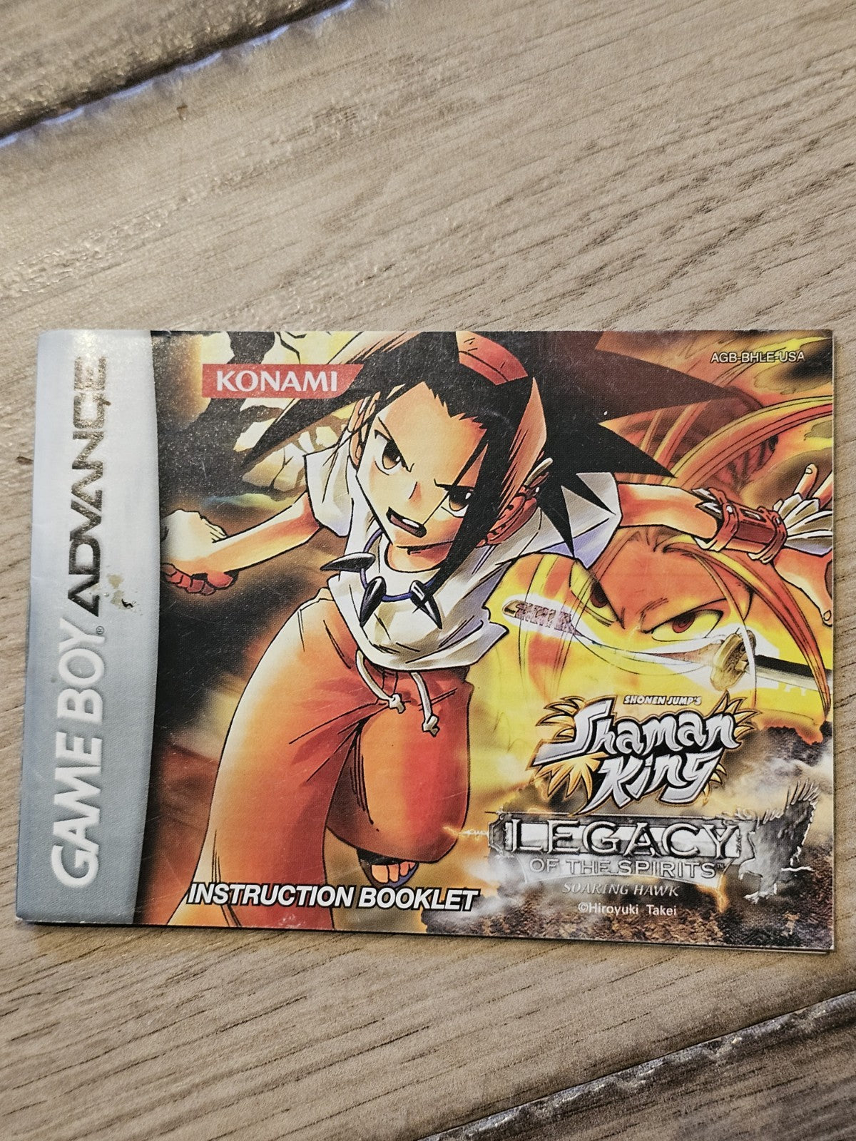 Shaman King: Legacy of Spirits Soari Nintendo Game Boy Advance Manual Only