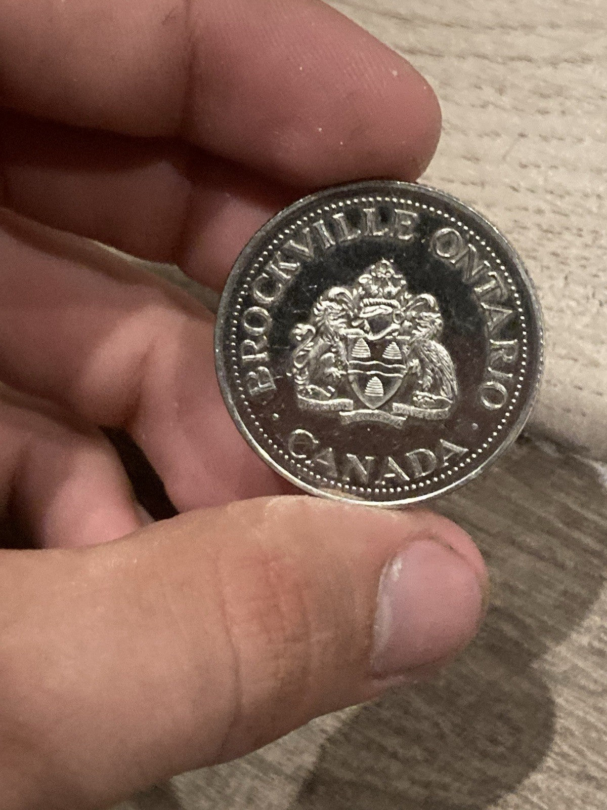 1982 Brockville Ontario Sesquicentennial One Dollar Trade Token