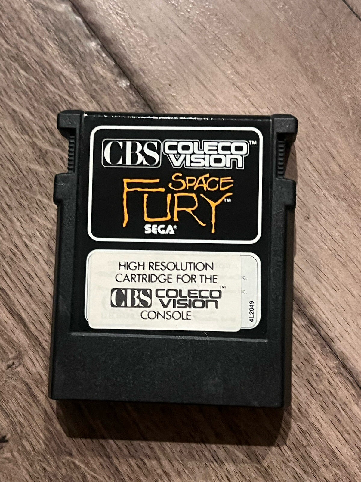 The Official Space Fury: CBS (ColecoVision, 1982) CART ONLY