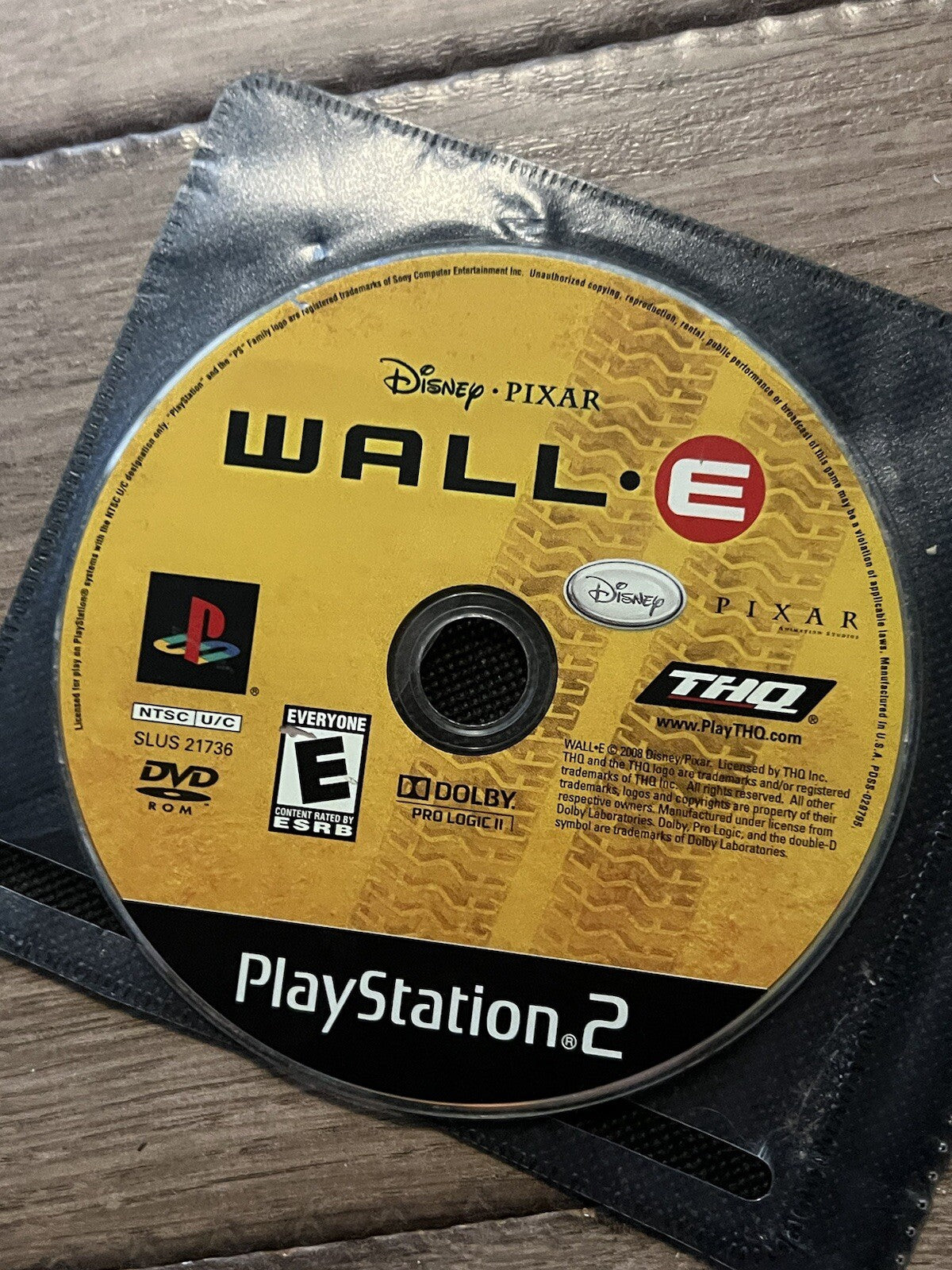 WALL-E (Sony PlayStation 2, 2008) DISC ONLY