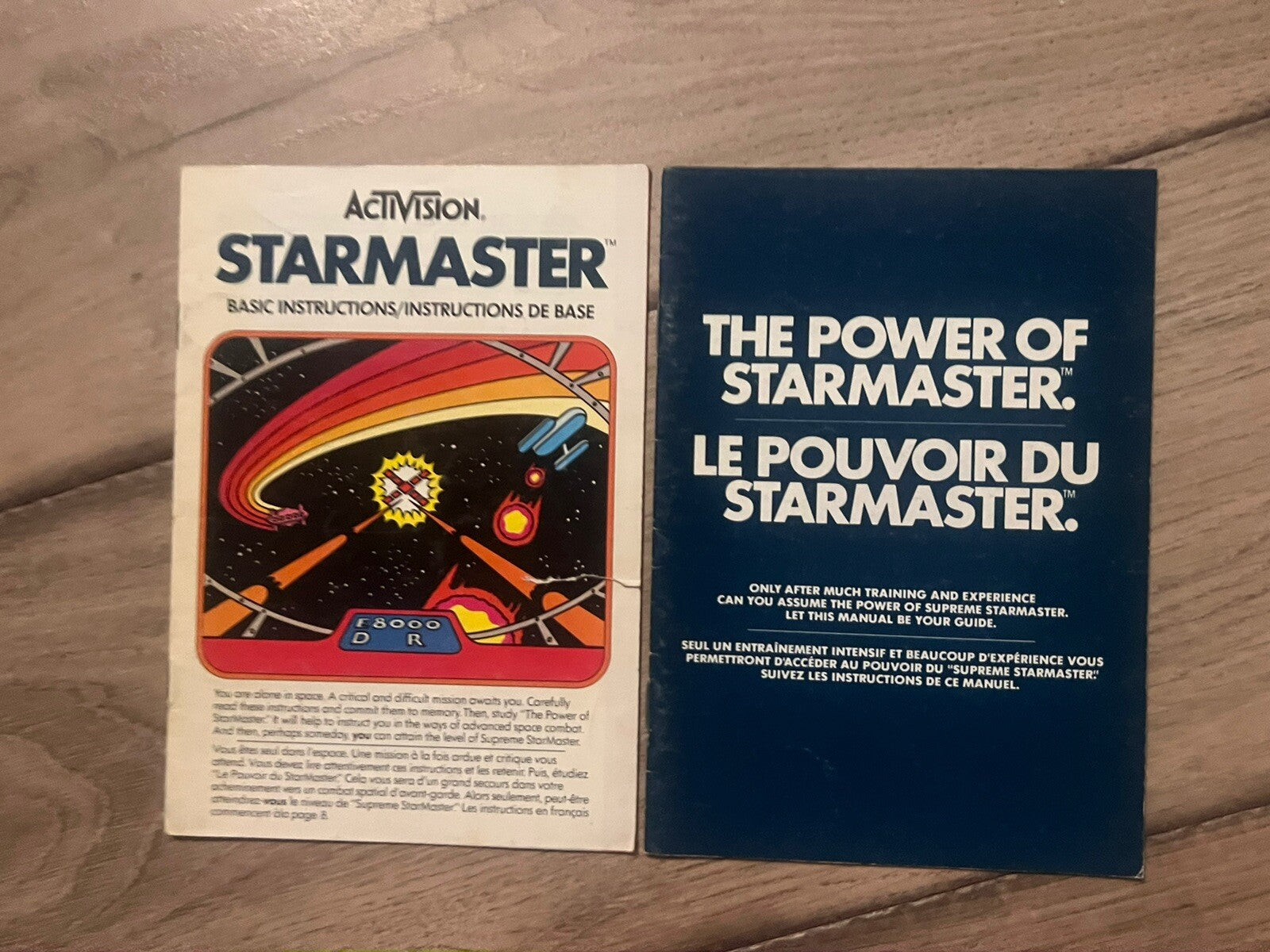 Starmaster (Atari 2600, 1982) MANUALS ONLY