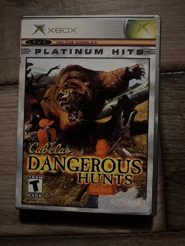 Cabela's Dangerous Hunts: Platinum Hits (Microsoft Xbox, 2003) CIB