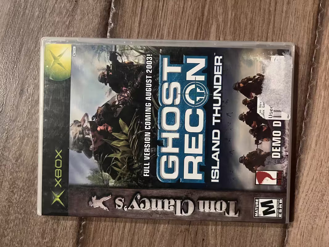 Tom Clancy's Ghost Recon Island Thunder - Demo Disc (Microsoft Xbox, 2003) CIB