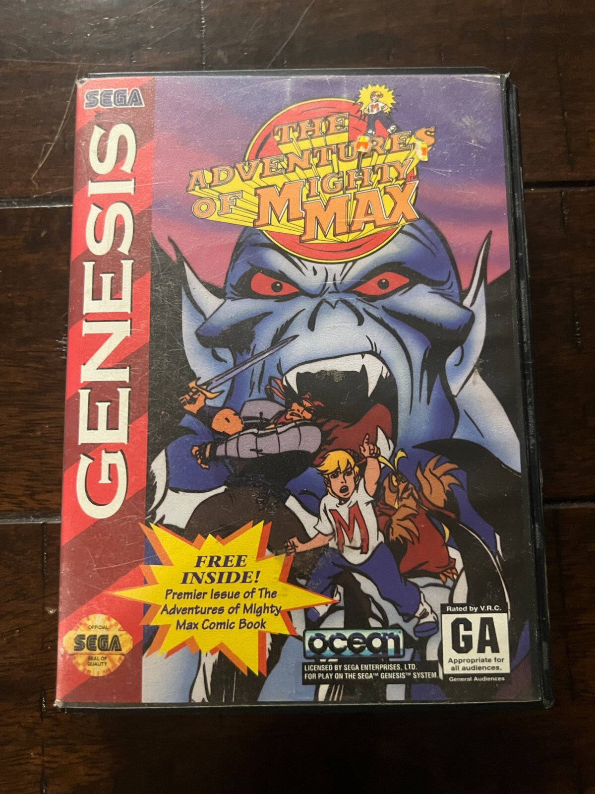 Adventures of Mighty Max (Sega Genesis, 1994) NO MANUAL