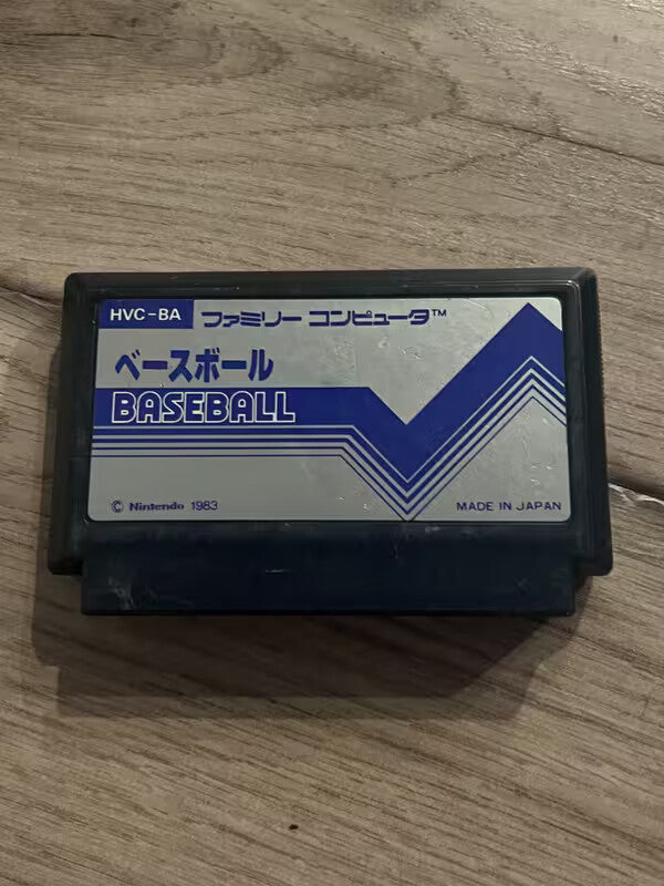 Baseball: Black Cartridge (Nintendo Famicom FC NES, 1983) CART ONLY