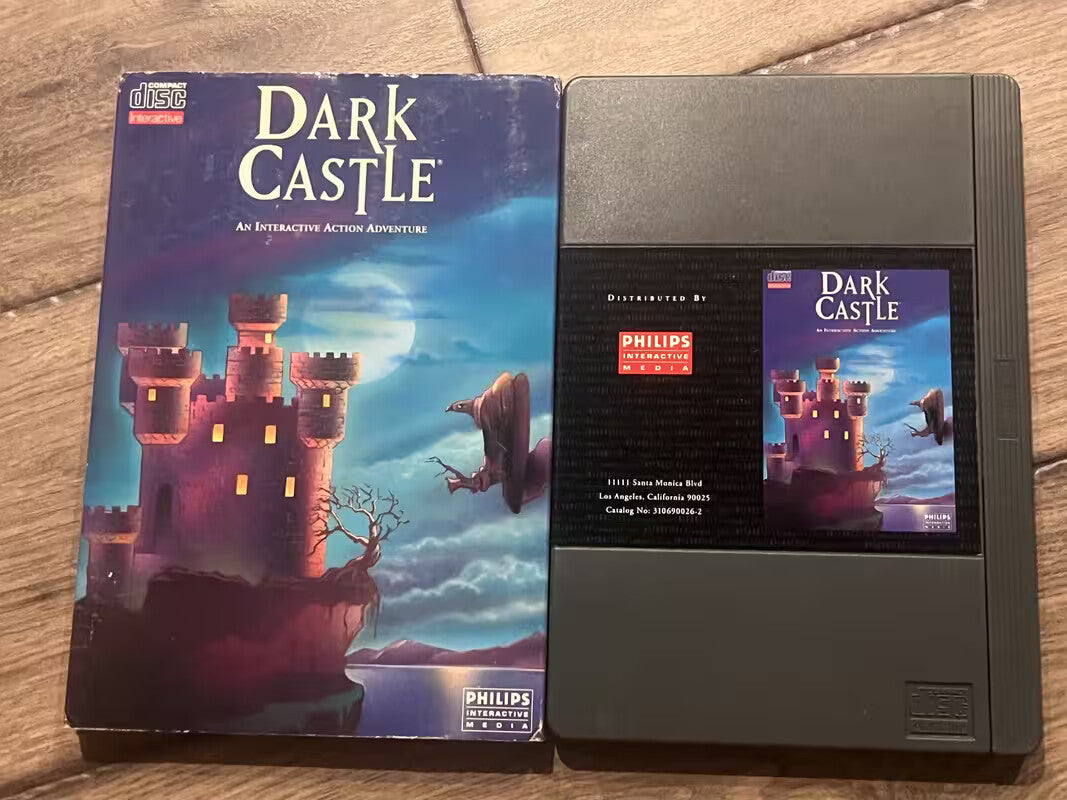 Dark Castle (Philips CDI CD-i, 1991) CIB COMPLETE WITH SLIP COVER