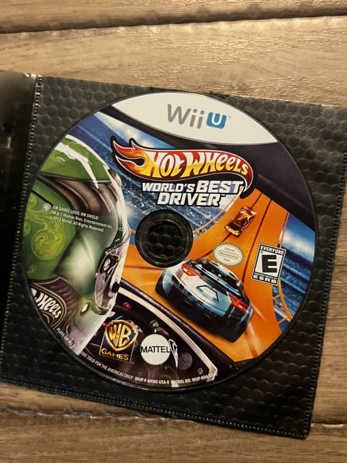 Hot Wheels World's Best Driver (Nintendo Wii U, 2013) DISC ONLY