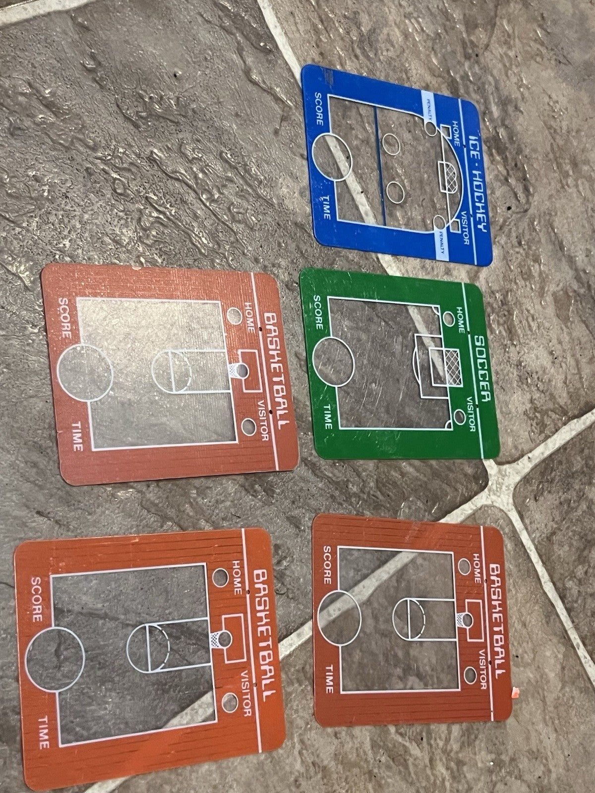5x Insert Lot for Handheld Console Soccer Basketball Ice Hockey