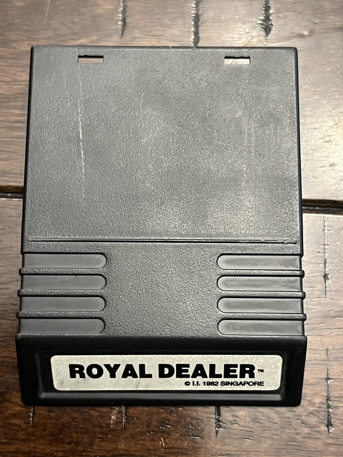Royal Dealer WHITE LABEL (Intellivision, 1982) CART ONLY