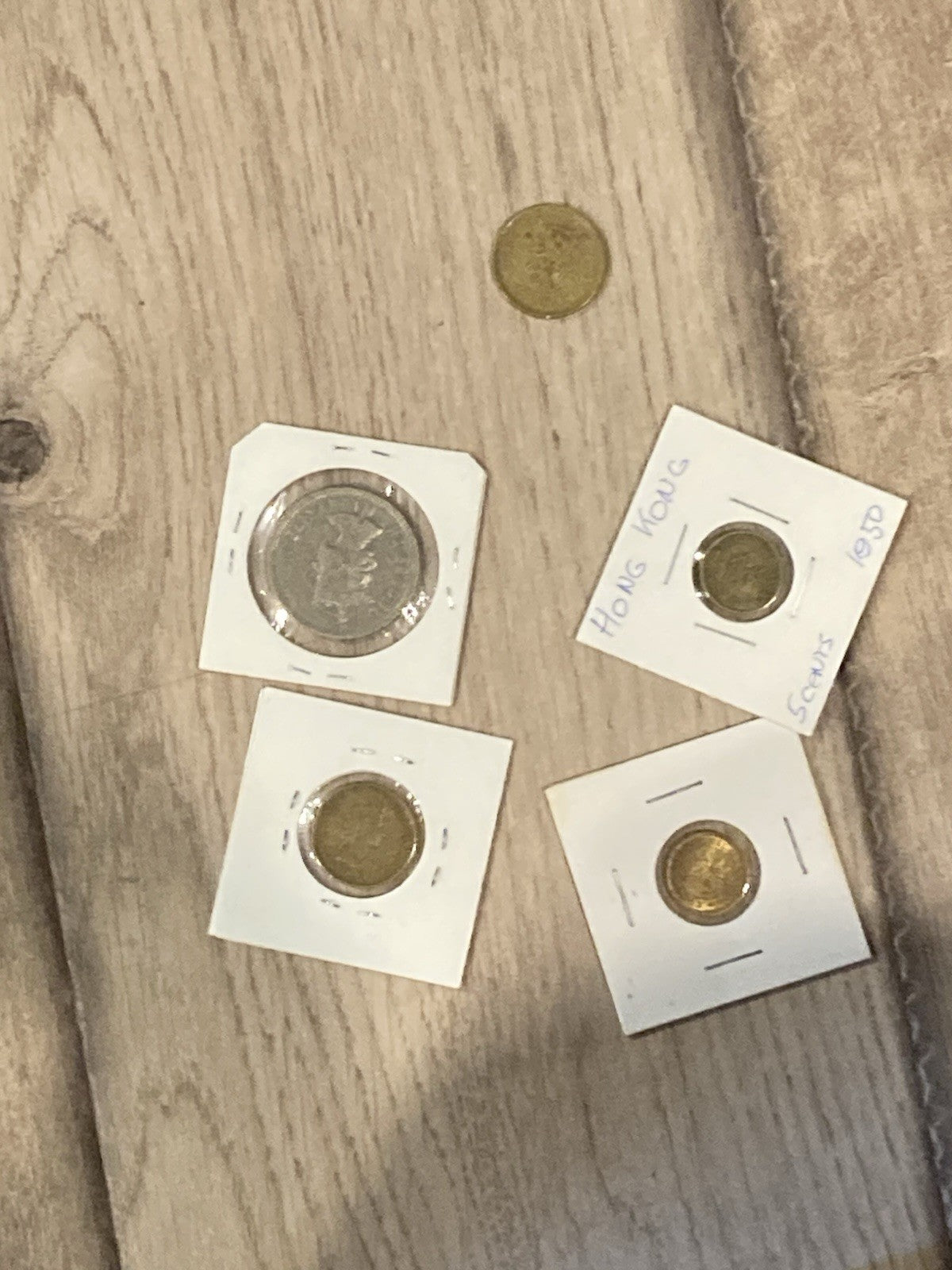 Lot Of 6 Hong Kong Coins Pre 1995