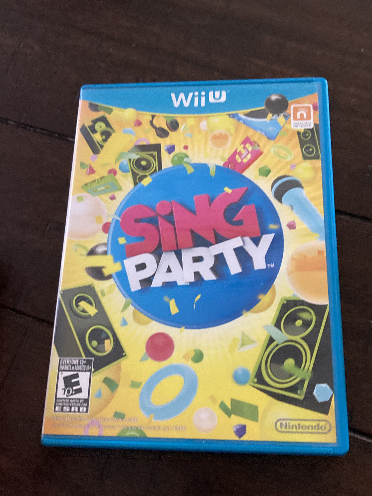 Sing Party (Nintendo Wii U, 2012) NO MANUAL