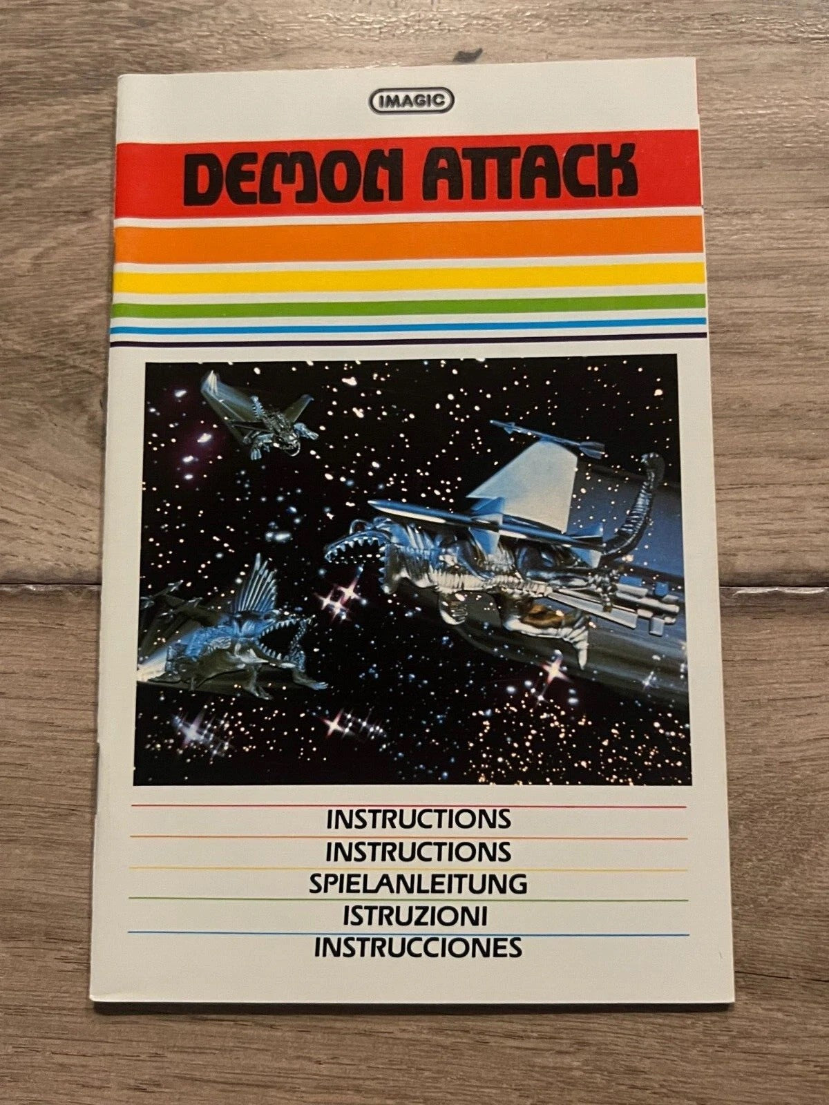 Demon Attack (Atari 2600, 1982) MANUAL ONLY