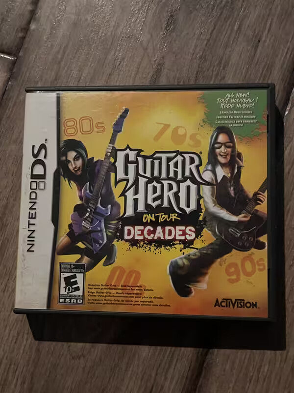 Guitar Hero On Tour Decades (Nintendo DS, 2008) NO MANUAL