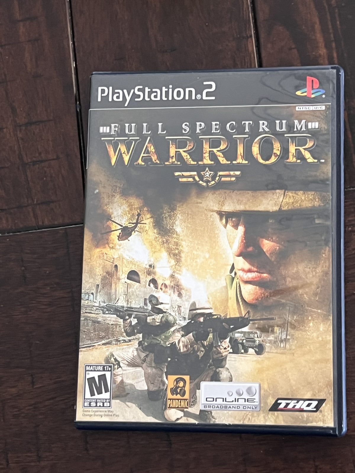 Full Spectrum Warrior (Sony Playstation 2 PS2, 2005) CIB COMPLETE IN BOX