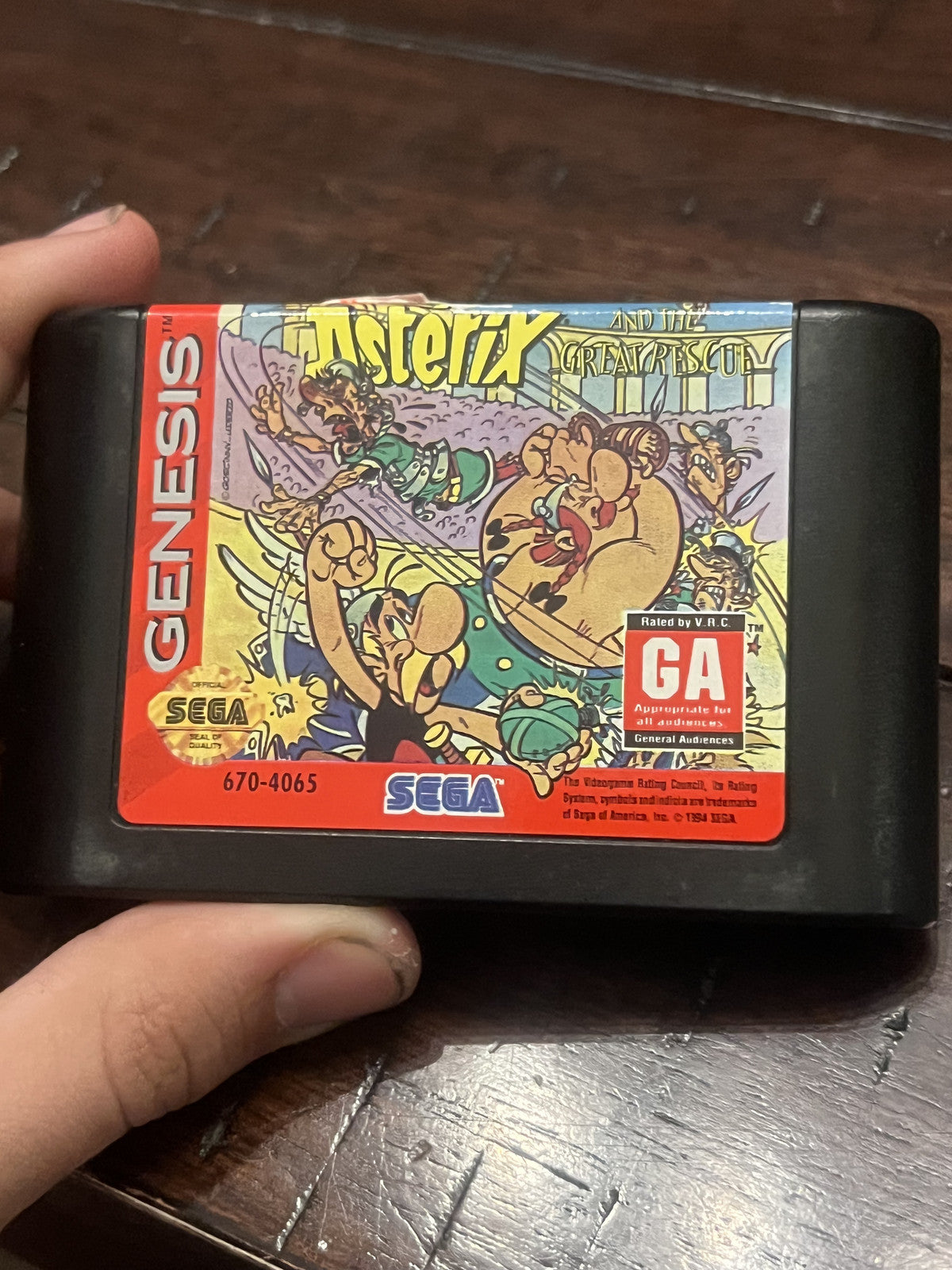 Asterix and the Great Rescue (Sega Genesis, 1994) CART ONLY