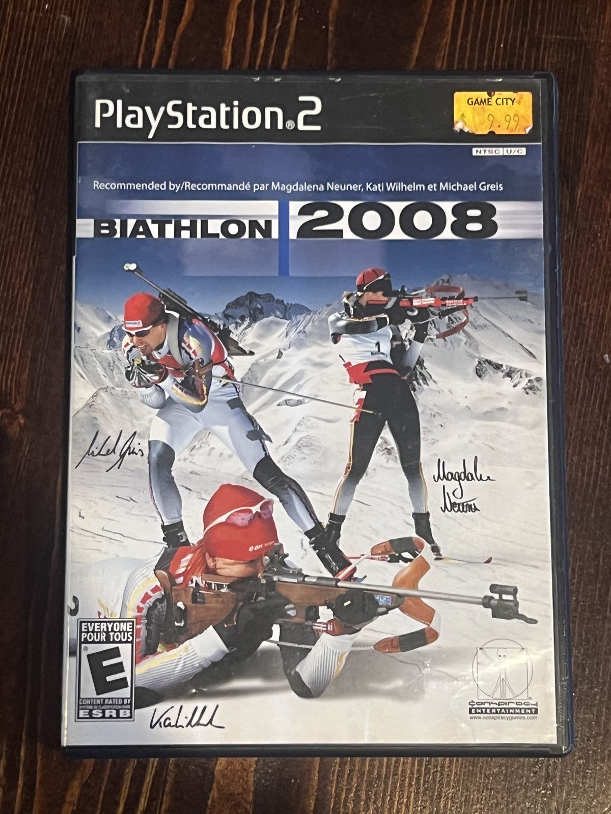 Biathlon 2008 (Sony Playstation 2 PS2, 2008) CIB COMPLETE