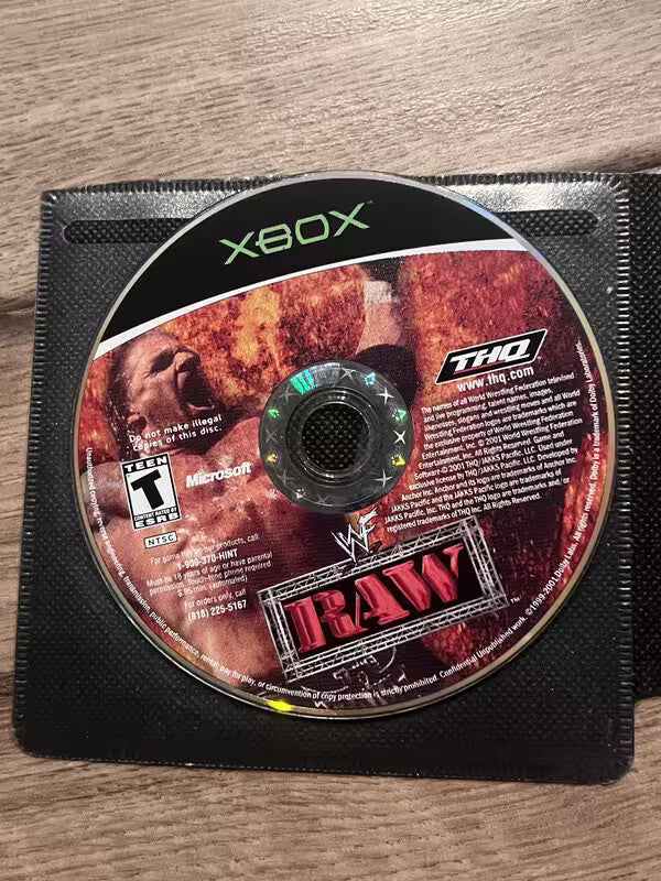 WWF Raw (Microsoft Xbox, 2002) DISC ONLY