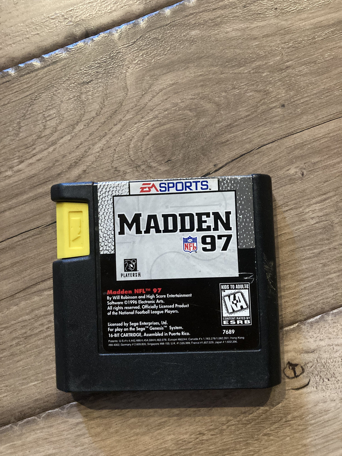 Madden NFL '97 (Sega Genesis, 1997) CART ONLY