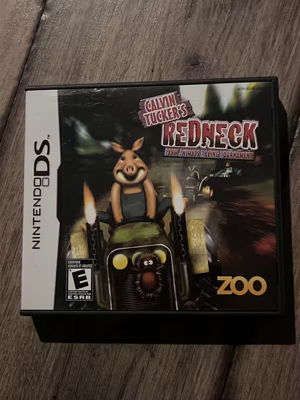 Calvin Tucker's Redneck Farm Animal Racing Tournament (Nintendo DS, 2010) CIB