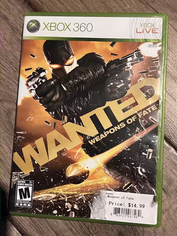 Wanted: Weapons of Fate (Microsoft Xbox 360, 2009) CIB