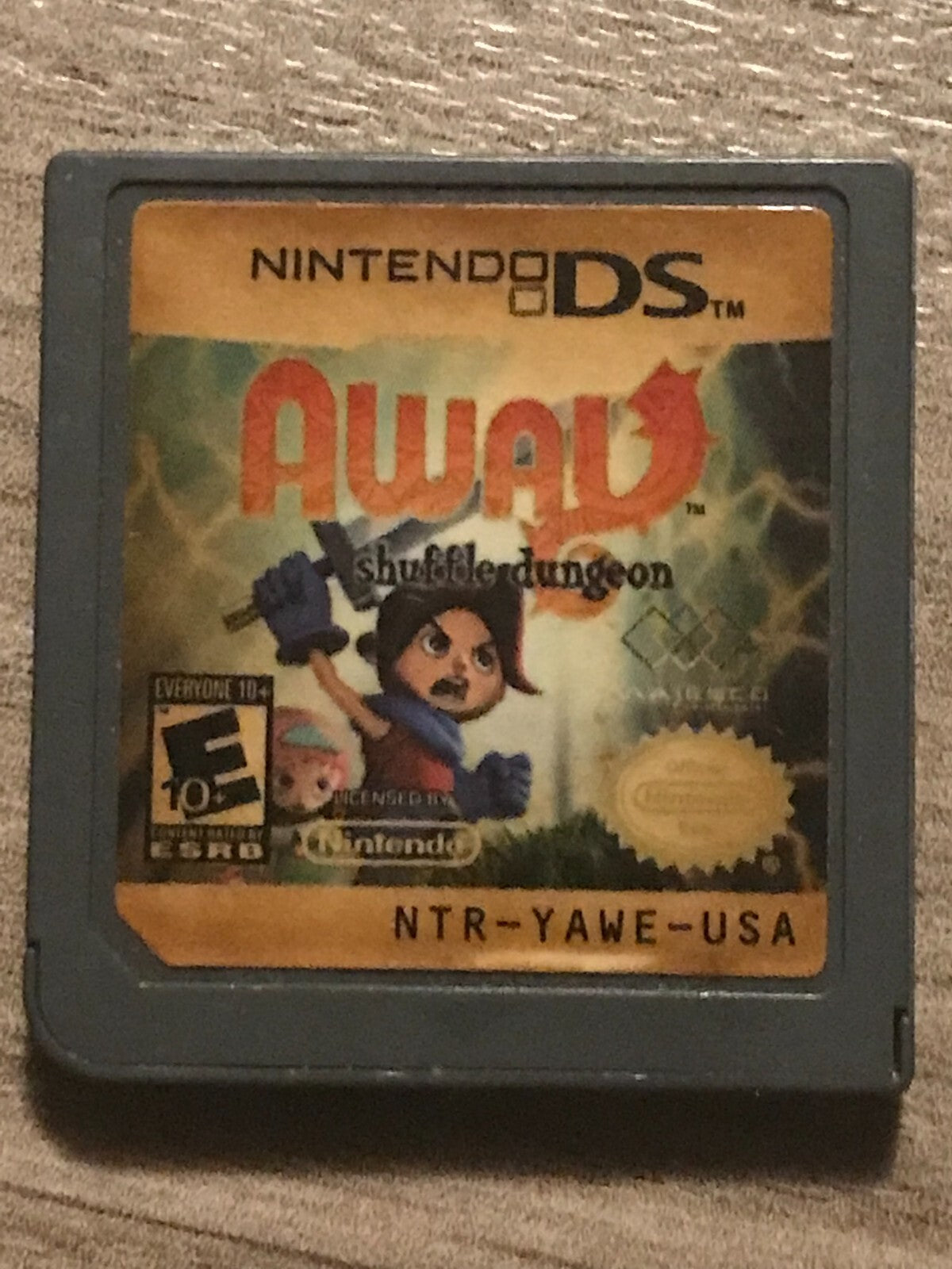 Away: Shuffle Dungeon (Nintendo DS, 2008) CART ONLY