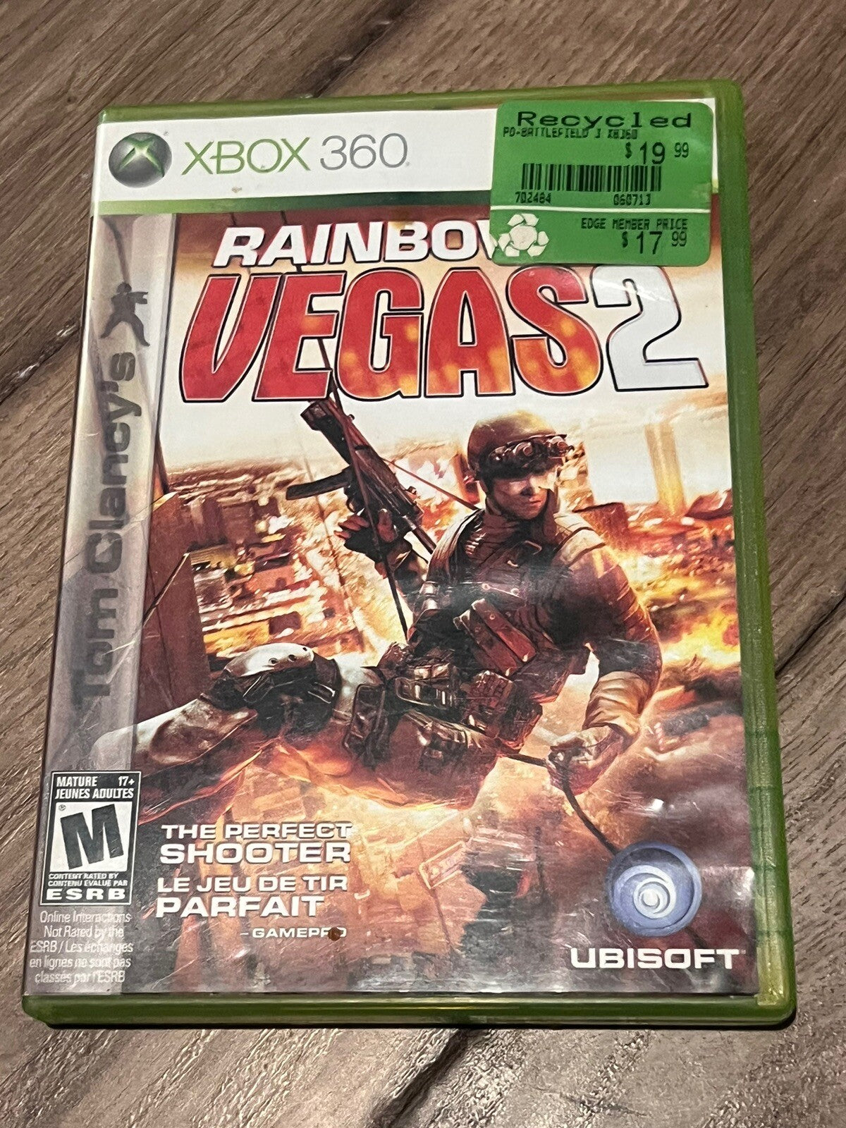 Tom Clancy's Rainbow Six: Vegas 2 (Microsoft Xbox 360, 2008) CIB