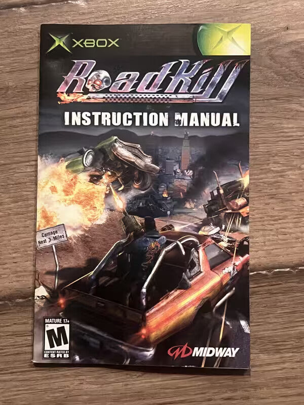 Roadkill (Microsoft Xbox, 2003) MANUAL ONLY