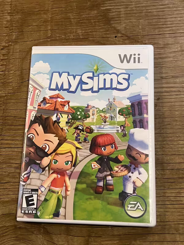 MySims (Nintendo Wii, 2007) NO MANUAL