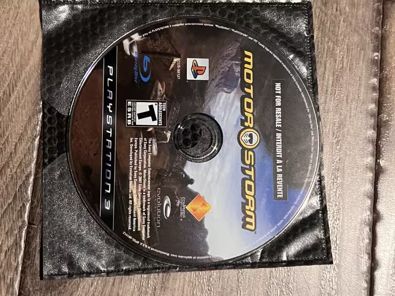 MotorStorm: Not For Resale (Playstation 3, 2007) DISC ONLY