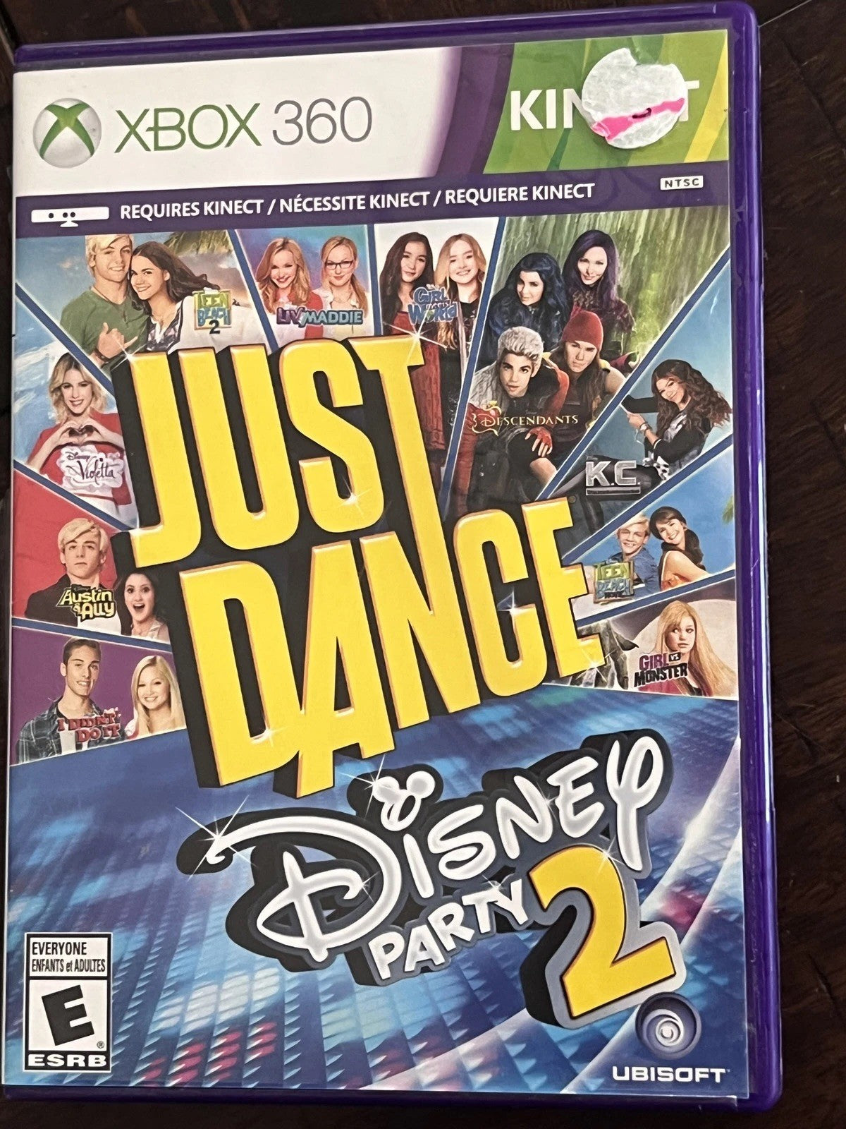 Just Dance: Disney Party 2 (Microsoft Xbox 360, 2015) CIB COMPLETE IN BOX