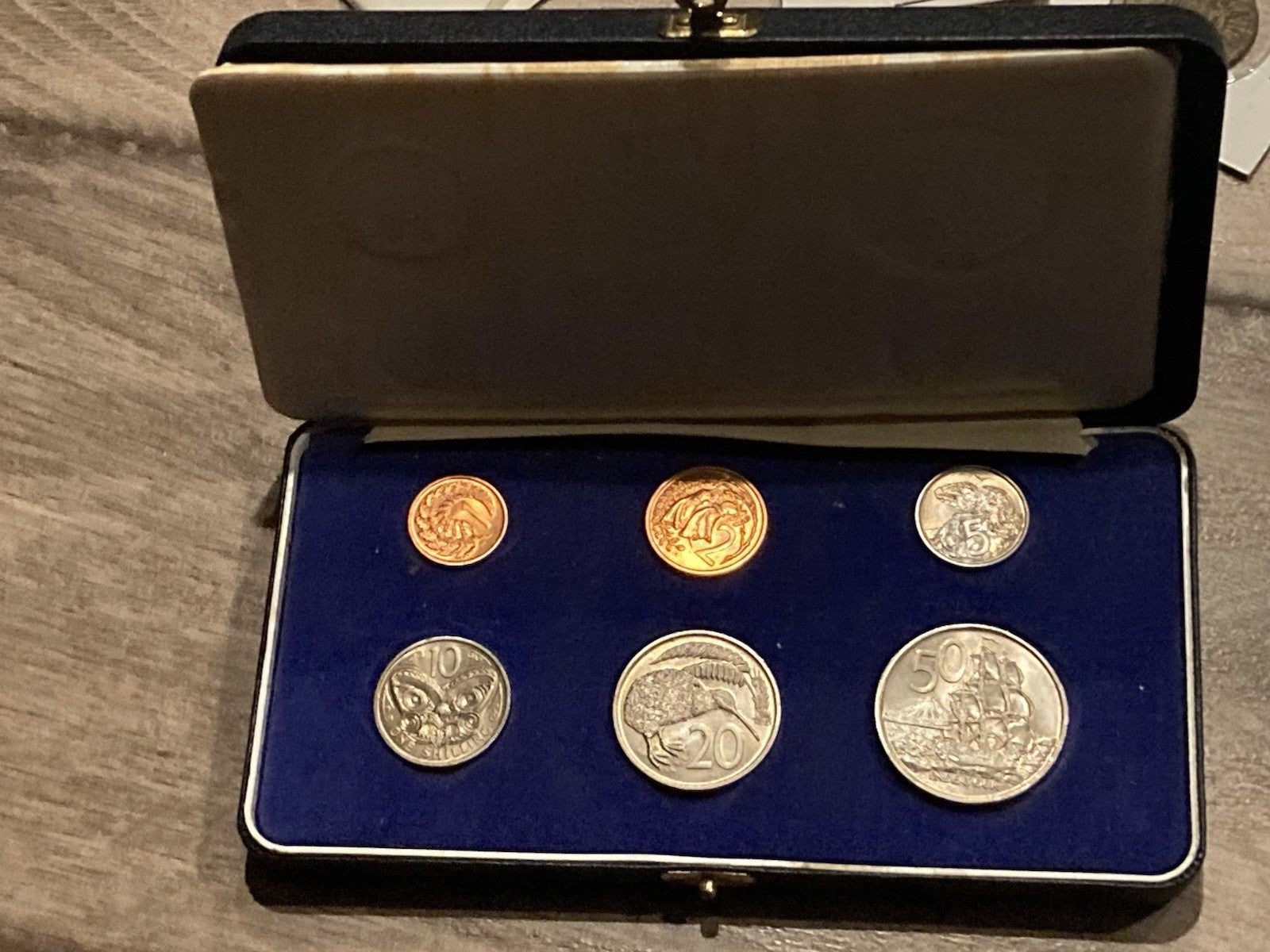 New Zealand 1968 Proof Like 6 Coin Set Original Packaging