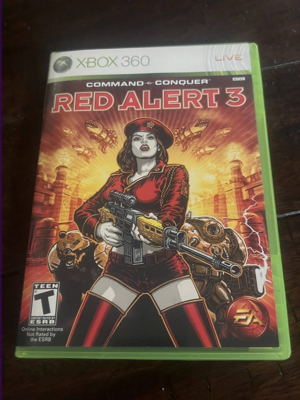 Command & Conquer Red Alert 3 (Microsoft Xbox 360, 2008) CIB COMPLETE