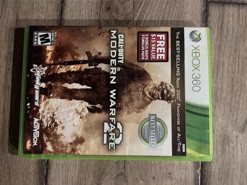 Call of Duty Modern Warfare 2: Platinum Hits Best Seller (Xbox 360, 2009) CIB