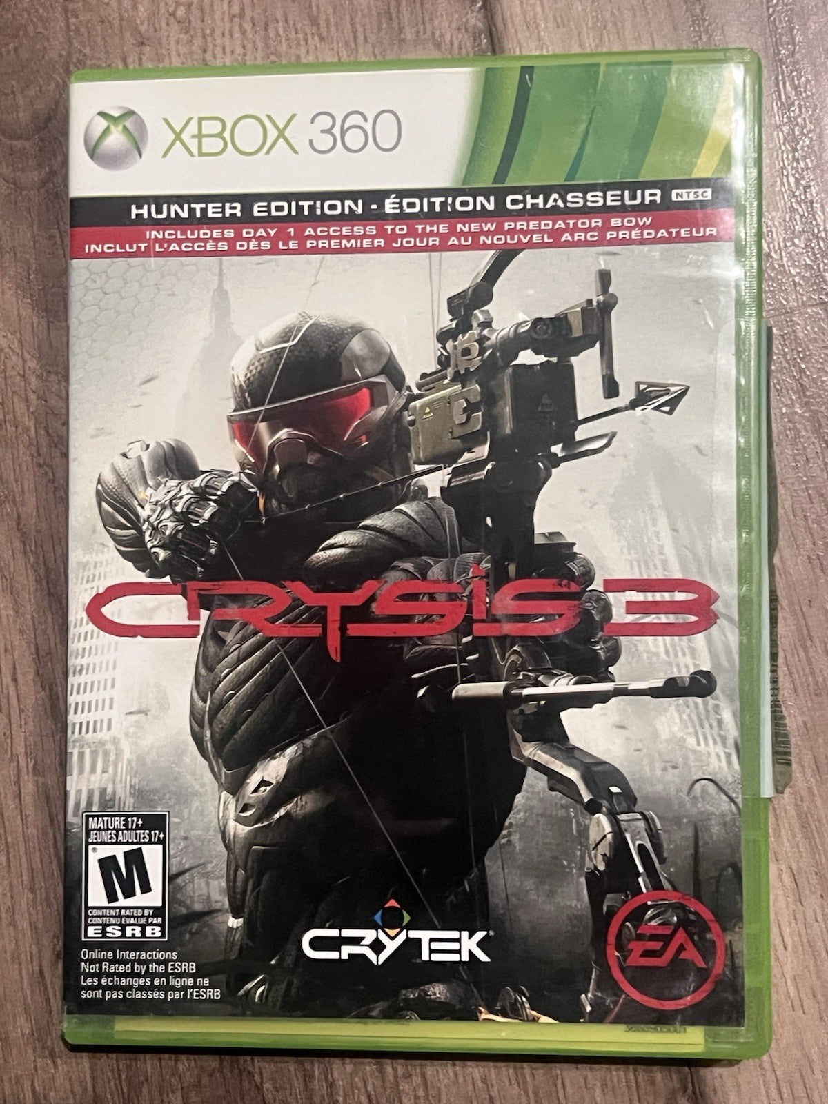 Crysis 3: Hunter Edition (Microsoft Xbox 360, 2013) CIB COMPLETE