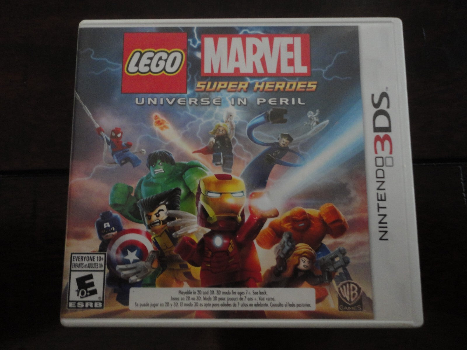 LEGO Marvel Super Heroes: Universe in Peril (Nintendo 3DS, 2013) CIB