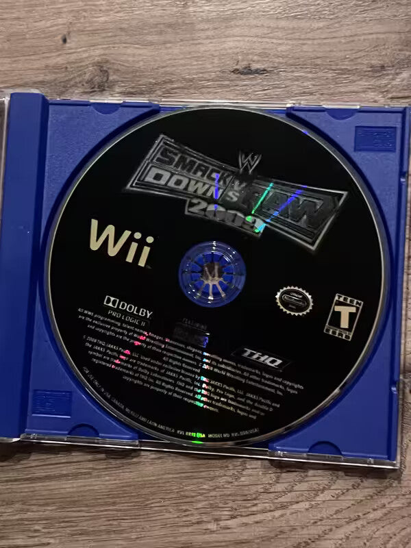WWE Smackdown vs. Raw 2009 (Nintendo Wii, 2008) DISC ONLY