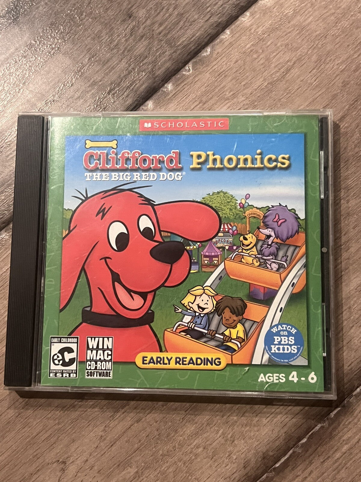 Clifford The Big Red Dog Phonics (PC CD, 2003) Complete CIB