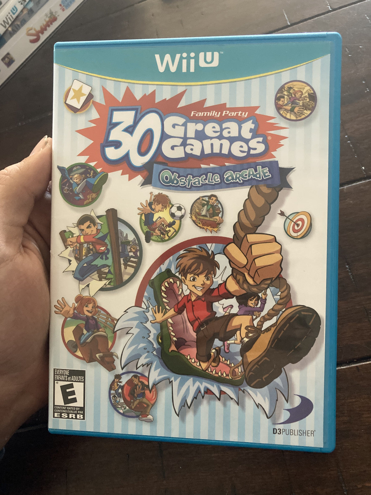 Family Party: 30 Great Games Obstacle Arcade (Nintendo Wii U, 2012) CIB COMPLETE
