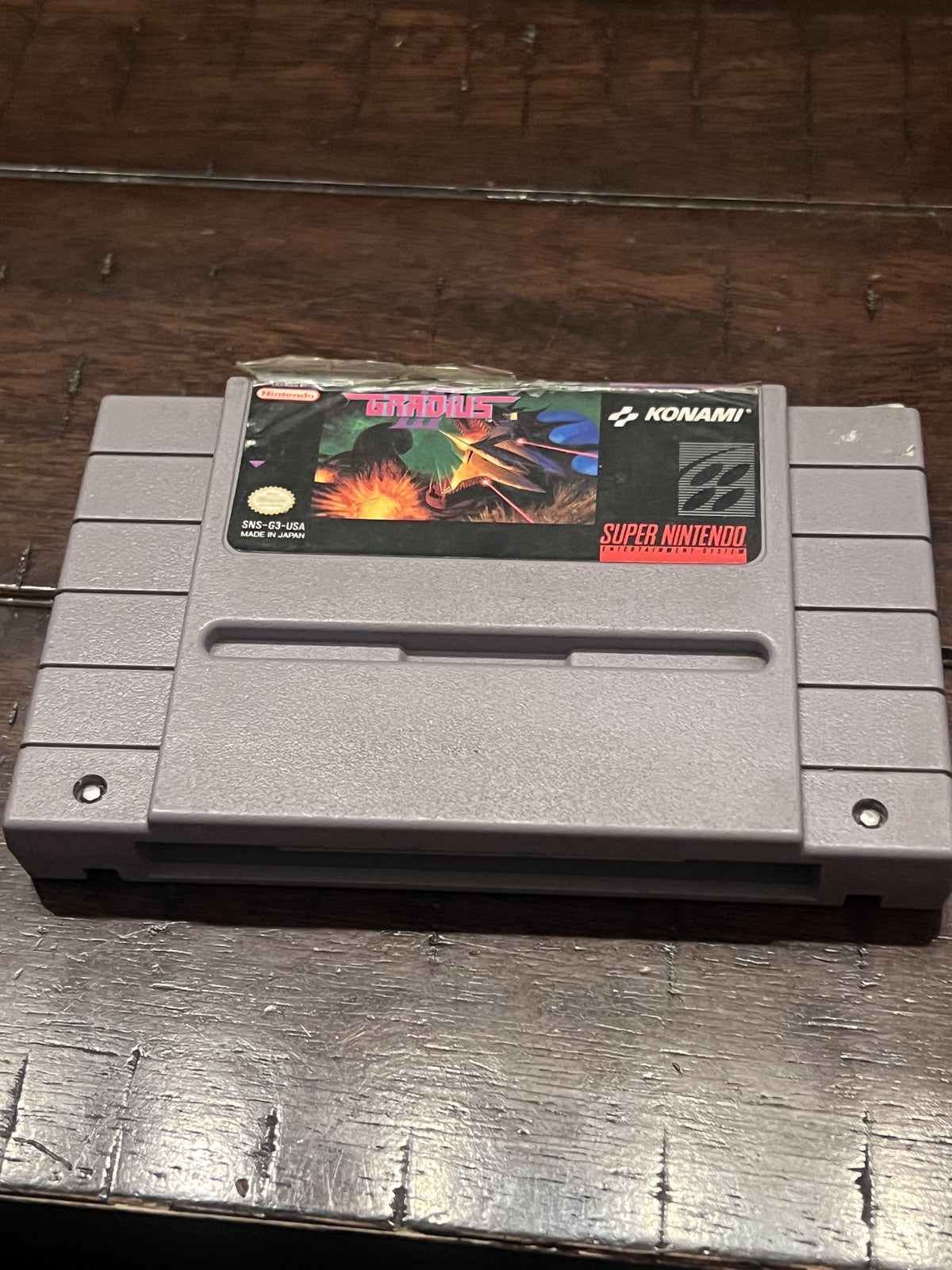 Gradius III (Super Nintendo SNES, 1991) CART ONLY